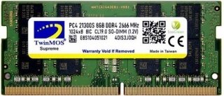 TwinMOS MDD48GB2666N 8 GB 2666 MHz DDR4 Ram kullananlar yorumlar
